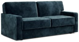 Jay-Be Linea Velvet 3 Seater Sofa Bed - Ink Blue - thumbnail 1