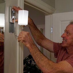 JML Smart Sconce Wireless Wall Light - Chrome - thumbnail 2