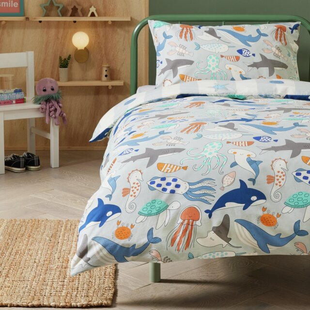 Habitat Under The Sea Printed Kids Bedding Set - Single - image 1