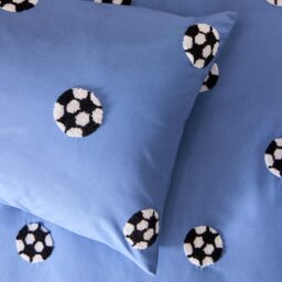 Argos Home Kids Tufted Football Blue Bedding Set - Double - thumbnail 2