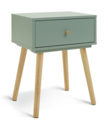 Habitat Otto 1 Drawer Bedside Table - Green