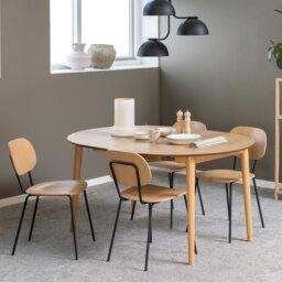 Furniture To Go Montreux Ext 4-5 Seater Dining Table-Natural - thumbnail 1