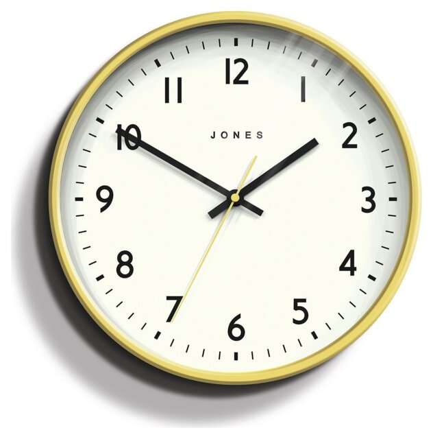 Jones Jam Wall Clock Cheeky - Yellow - image 1