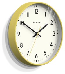 Jones Jam Wall Clock Cheeky - Yellow - thumbnail 2