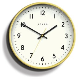 Jones Jam Wall Clock Cheeky - Yellow - thumbnail 1