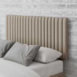 Aspire Grant Linen Kingsize Headboard - Natural - thumbnail 1