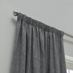 Habitat Blackout Pencil Pleat Curtains - Charcoal -168x229cm - thumbnail 1