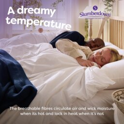 Slumberdown Wonderful Wool Medium Weight Duvet - Single - thumbnail 2