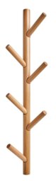 Argos Home Wall Hung Coat Stand - Natural - thumbnail 1