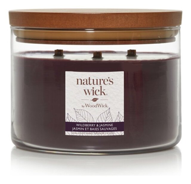 Nature's Wick Multiwick Candle - Wildberry & Jasmine - image 1