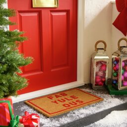 Habitat Fab-Yule-Ous Christmas Doormat - thumbnail 1