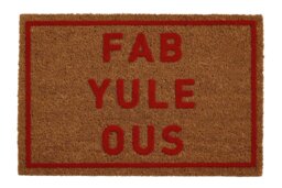 Habitat Fab-Yule-Ous Christmas Doormat - thumbnail 2