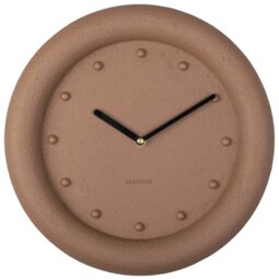Karlsson Petra Analogue Wall Clock - Terracotta - thumbnail 1