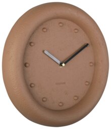Karlsson Petra Analogue Wall Clock - Terracotta - thumbnail 2