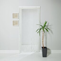 Argos Home Beaded Door Curtain - White - 91x190cm