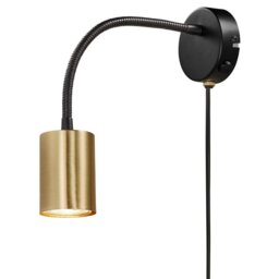 Nordlux Explore Flex LED Wall Light - Brass - thumbnail 2