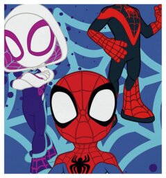 Disney Spidey & Friends Beach Towel - Blue - thumbnail 2
