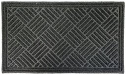 Mighty Mats Scratchy Scrape Grey Doormat - 45x75cm - thumbnail 1