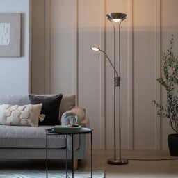 Argos Home Father & Child Uplighter Floor Lamp - Chrome - thumbnail 2