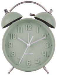 Karlsson Iconic Analogue Alarm Clock - Sage Green - thumbnail 1