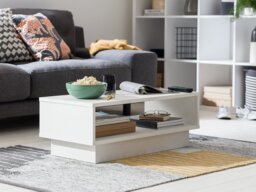 Argos Home Cubes 1 Shelf Coffee Table - White - thumbnail 1