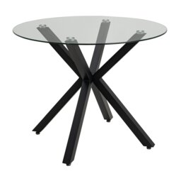 Argos Home Alice 4 Seater Dining Table - Black - thumbnail 1