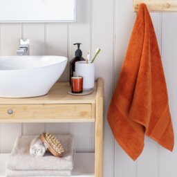 Habitat Supersoft Hand Towel - Copper - thumbnail 2