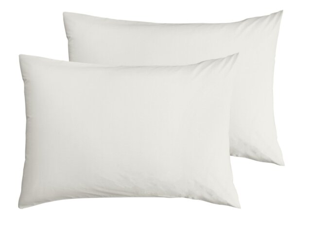 Habitat Cotton Rich 180 TC Standard Pillowcase Pair - Cream - image 1
