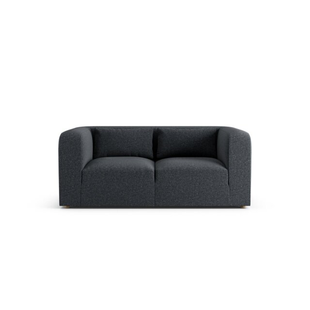 Habitat Lars Fabric 2 Seater Sofa - Charcoal - Ash Leg - image 1