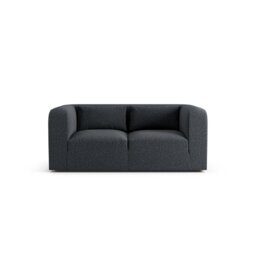 Habitat Lars Fabric 2 Seater Sofa - Charcoal - Ash Leg