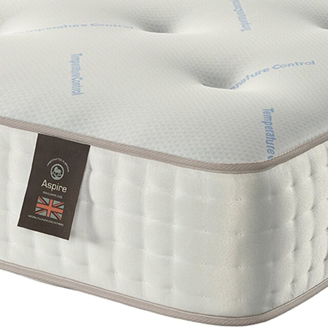 Aspire Dual Sided Temperature Control 1000 Pocket Sprung Mattress - Single - image 1