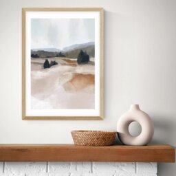 East End Prints The Ranch Oak Frame Art Print - A3 - thumbnail 2