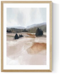 East End Prints The Ranch Oak Frame Art Print - A3 - thumbnail 1