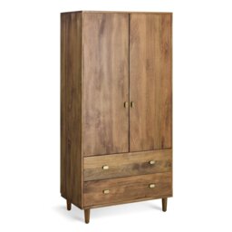 Habitat Armi 2 Door 2 Drawer Wardrobe - Brown - thumbnail 2