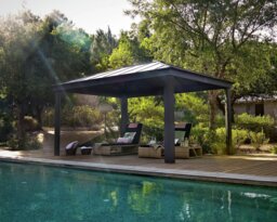 Palram Canopia Dallas Grey Garden Gazebo 12 x 16ft - thumbnail 2