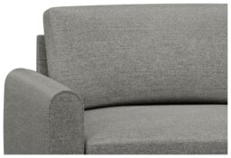 Hutch Fabric Round Arm Armchair - Dove Grey - thumbnail 2