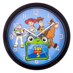 Disney Toy Story 5 Kids Wall Clock - Black & Blue - thumbnail 1