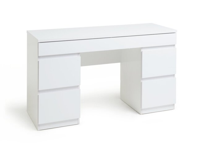 Argos Home Jenson 5 Drawer Dressing Table Desk - White Gloss