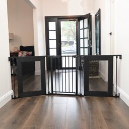 Dreambaby Endeavour Adaptable Safety Gate (85-195cm) - Black - thumbnail 2