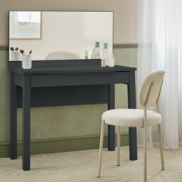Argos Home Hallingford 1 Drawer Dressing Table - Anthracite - thumbnail 2