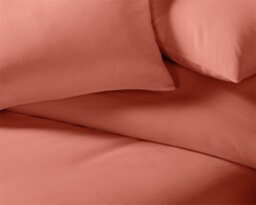 Habitat Polycotton Plain Rust Bedding Set - King size - thumbnail 2