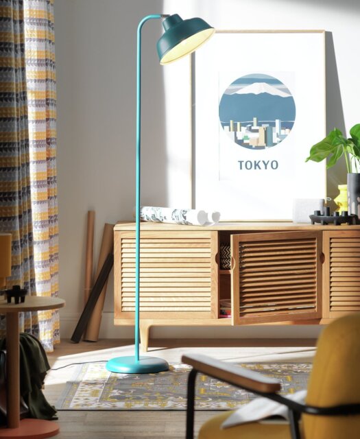 Argos Home Benson Floor Lamp - Blue - image 1