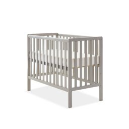 Obaby Bantam Space Saver Cot and Fibre Mattress - Warm Grey - thumbnail 2