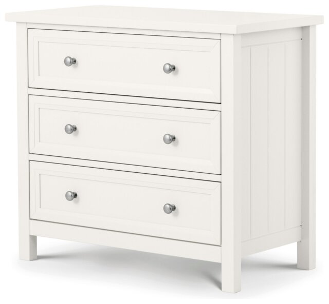Julian Bowen Maine 5 Drawer Chest - White - image 1