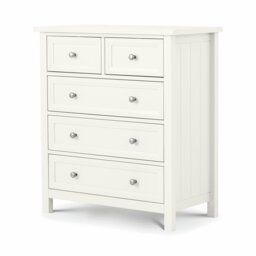 Julian Bowen Maine 5 Drawer Chest - White - thumbnail 2
