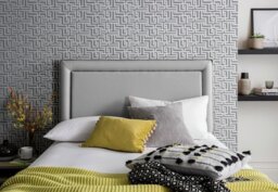 Silentnight Toulouse Superking Headboard - Grey - thumbnail 1