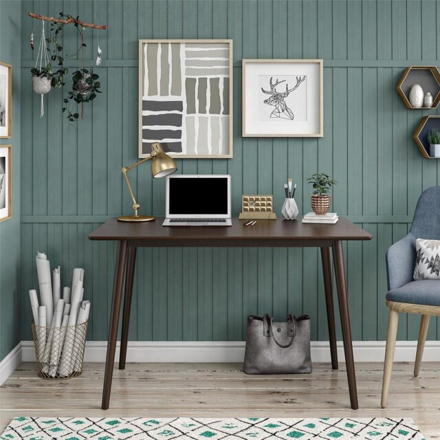 Dorel Brittany Desk - Walnut - image 1