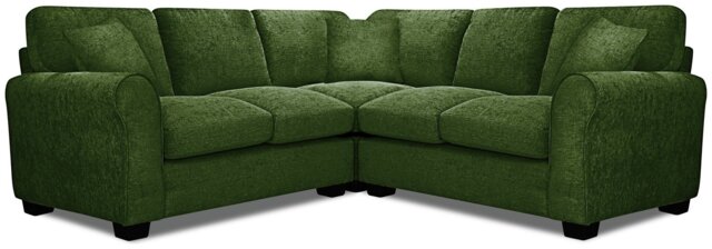Argos Home Taylor Fabric Corner Sofa - Green - image 1