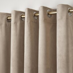 Laurence Llewelyn-Bowen Montrose Blackout Eyelet Curtains - Linen - 229x229cm - thumbnail 2