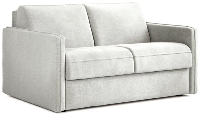 Jay-Be Slim Fabric 2 Seater Sofa Bed - Light Grey - image 1